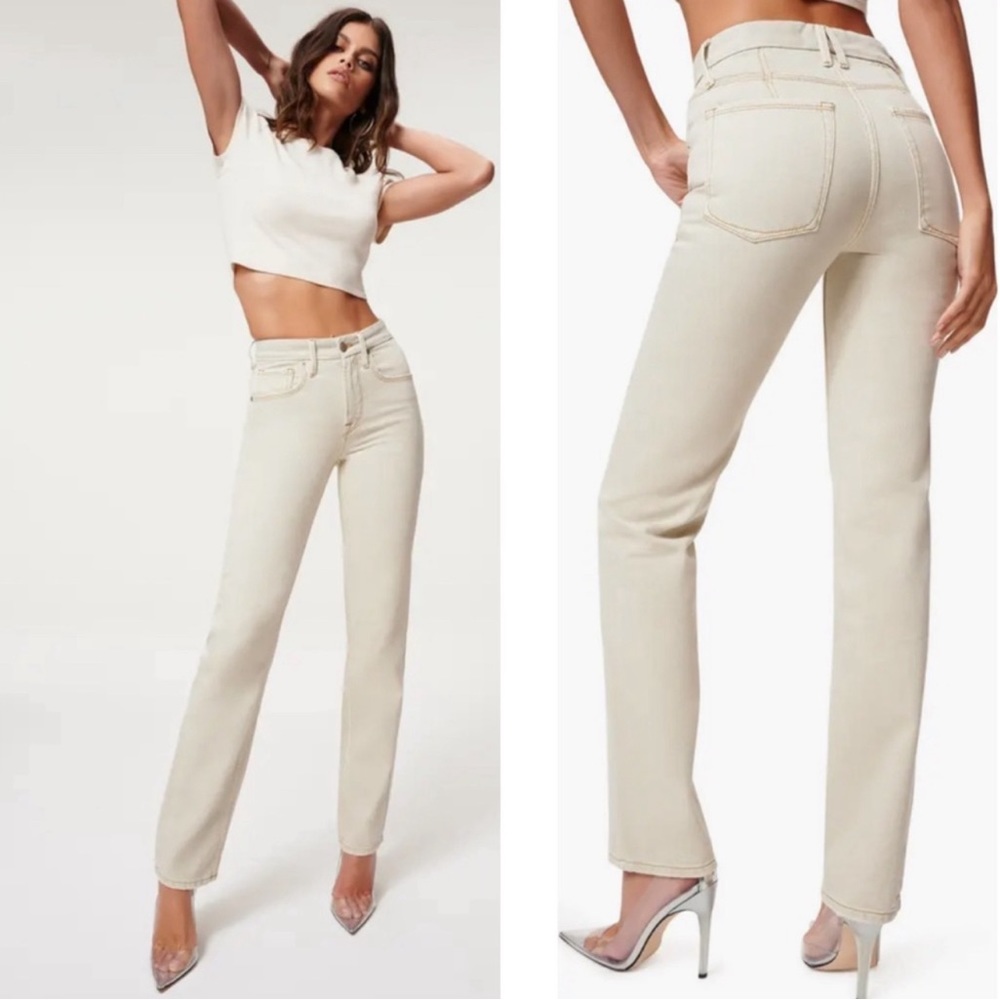SOLD // Good American - 90s Icon Straight Leg Jeans - Size 10 / 30